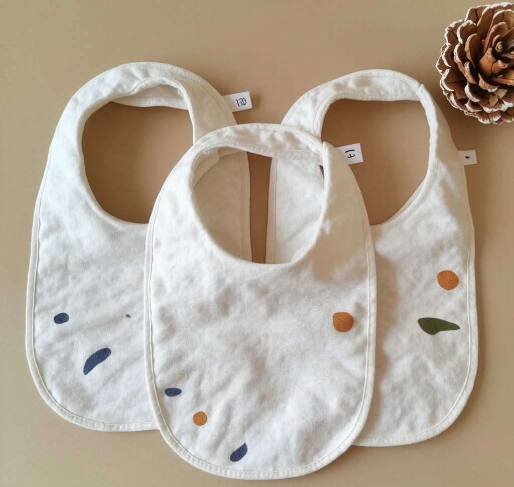 54 Organic Cotton Bibs (Set of 3) - Image 1